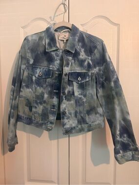 3.1 Phillip Lim Blue Tie-Dye Denim Jacket